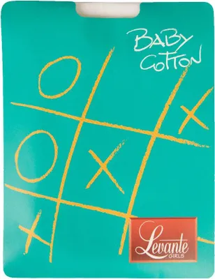 Zdjęcie produktu dla Rajstopy dziewczęce 1 para 70 den 77 dtex bawełna i mikrofibra LEVANTE artykuł BABY Bawełna COLLANT, Biały, Lata 5/7, Bawełna 50%,Poliamid 43%,Elasthan 7%