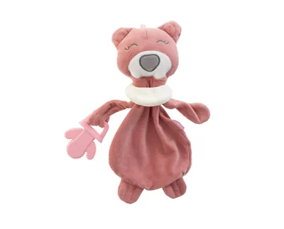 Produktbild von BabyJem Einschlafhilfe mit Beißring – Schmusetier für Babys Rosa