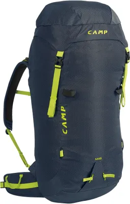Produktbild von Camp M45 Rucksack 45 l Blau mit ergonomischen Schultergurten und abnehmbarem Hüftgurt