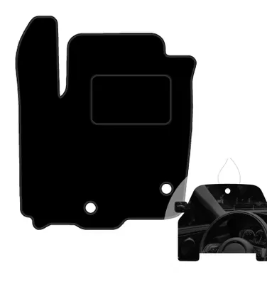 Productafbeelding van Autovloermatten, velours, geschikt voor: Suzuki Across, modeljaren 2021-