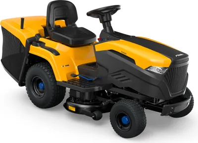 Produktbild von STIGA Akku-Rasentraktor Estate 384e, 48 Volt 30 Ah Akku, 84 cm Schnittbreite, für 3000 m²