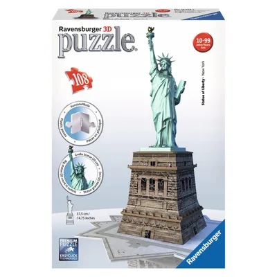 Image de RAVENSBURGER Puzzle 3D Statue de la Liberté, New York 118 pièces