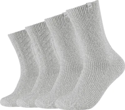 Produktbild von Skechers Kuschel-Socken 4er Pack Casual Cozy mit elastischem Bündchen fog mouline 35/38