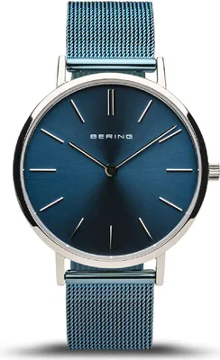 Produktbild von Bering Damenuhr analog Quarzwerk mit Edelstahl-Armband 14134-308
