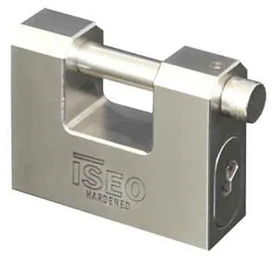 Image de Cadenas rectangulaire pour volet roulant « Clarus » Iseo 84 mm