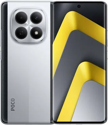 Zdjęcie produktu dla Xiaomi Poco M8 5G 256 GB, 8 GB pamięci RAM, wersja dwukolorowa (srebrna), wersja europejska