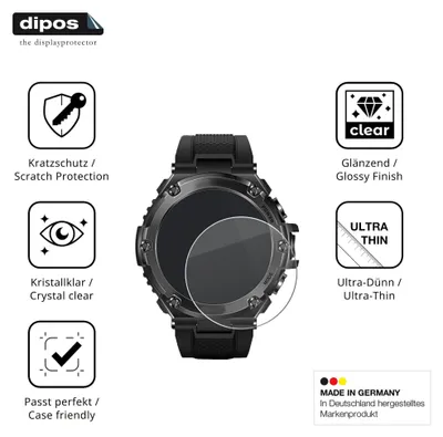 Immagine prodotto di 6x Pellicola Protettiva per Stahlgear Titan Pro Protezione Schermo Claro Display dipos