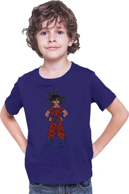 Produktbild von Kinder T-Shirt Dragon Anime Manga Ball Z Goku 04, 3-4 Jahr - 104 / Dunkelblau