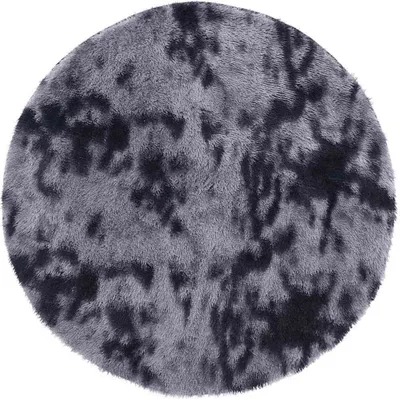 Produktbild von vidaXL Teppich Shaggy Hochflor NAVARRA Dunkelgrau 200x200 cm Polyester