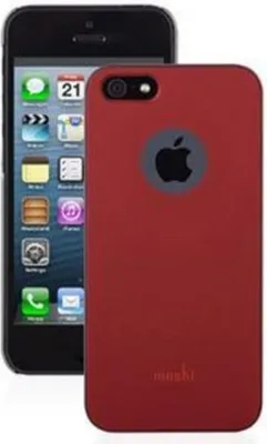 Image de Moshi, Étui de protection pour Apple iPhone 5/5S/SE iGlaze, Rouge