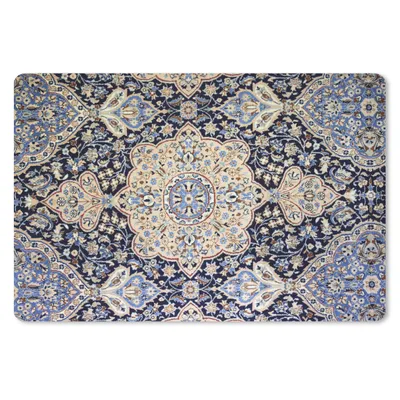 Produktbild von MuchoWow® Mauspad Mousepad Persischer Teppich - Teppich - Mandala - Blau 27x18 cm - Mousepads - Maus Mat - Pad - Mausunterlage - Büroartikel - Desk Matten
