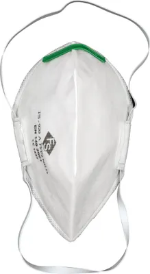 Produktbild von Atemschutzmaske Staubschutzmaske Mundschutz 3-lagig FFP2  Kopfband 2Stck, Menge:2