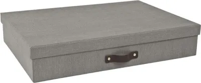 Produktbild von SVERKER Aufbewahrungsbox A3 - Grau Canvas