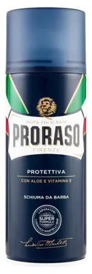 Image de Mousse à raser Shiuma Barba Blu Protetti 400 ml - Proraso