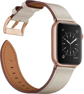 Immagine prodotto di Cinturino in pelle per Apple Watch 41 mm / 40 mm / 38 mm Beige
