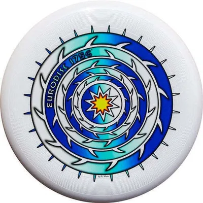 Obrázok produktu pre Disk na hádzanie frisbee Eurodisc Ultimate 175 gr Spikestar ED0175WHSS White 23 cm