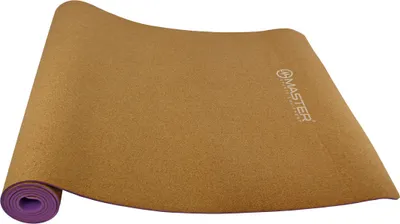 Produktbild von MASTER Yoga-Übungsmatte 4 mm - 183 x 61 cm (Kork - Lila)