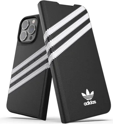 Image de Adidas Or Booklet CasePolyuréthaneIphone 13 Pro/ 13 6.1 Black White/Black White 47112