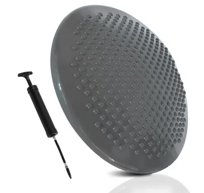 Produktbild von Balance Kissen - optimal für Gleichgewichts- und Koordinationstraining ca. 37 cm Durchmesser - inkl. Pumpe mit flexiblem Adapter - bis 120 kg