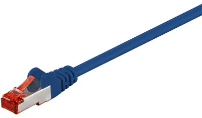 Zdjęcie produktu dla Goobay 92452, 0,15 m, Cat6, S/FTP (S-STP), RJ-45, RJ-45, Niebieski