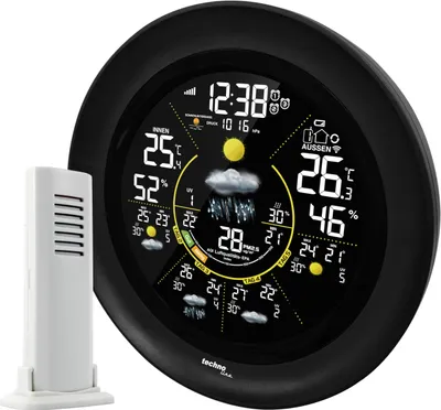 Immagine prodotto di TECHNOLINE Stazione meteo WLAN WD3040, nero