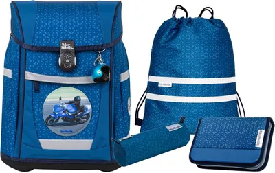 Produktbild von McNeill Schulranzen Tenero Schoolbag Set 5-teilig Tetra petrol