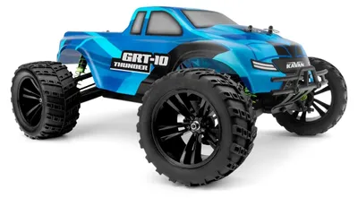 Imagen del producto de KAVAN GRT-10 Thunder, 2.4 GHz, camión monstruo 4x4, escala 1:10 - Azul