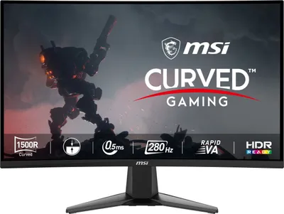 Obrázek produktu pro MSI MAG 276CXF, 68,6 cm (27"), 1920 x 1080 px, Full HD, LCD, 0,5 ms, Černá