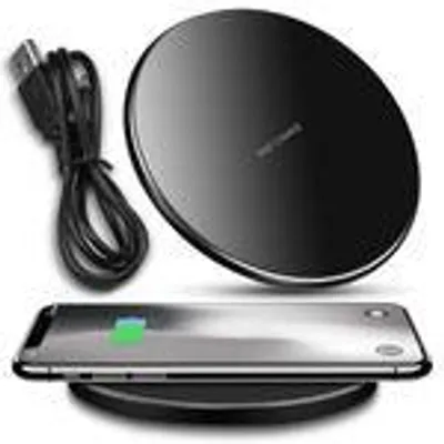 Produktbild von QI Induktions Ladegerät Wireless Laden für Apple iPhone Ladestation 10W Charger