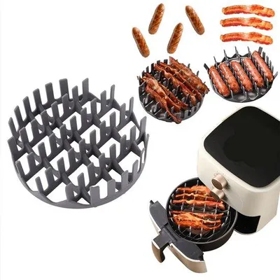 Obrázek produktu pro Dvoudílný silikonový gril a gril na hotdogy, odolný vůči vysokým teplotám, snadno se čistí, grilovací deska, grilovací příslušenství