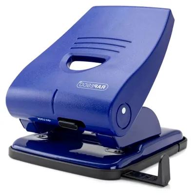 Produktbild von 2-fach Locher, 40 Blatt Stanzkapazität, Blau