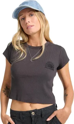 Produktbild von Billabong Low Sun Shirt, Regular Fit, klassischer Rundhals, Off Black, Größe 6