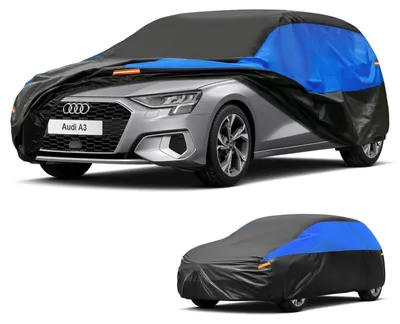 Produktbild von Autoabdeckung Wasserdicht Atmungsaktiv für Audi A3 Hatchback Schwarz Blau