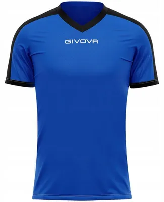 Immagine prodotto di Givova - T-shirt "Revolution" da uomo, chiusura PP9655 (S) (nero/blu)
