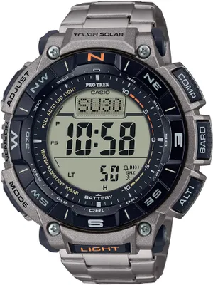 Produktbild von Uhr, Pro Trek, Digital, Silbergrau