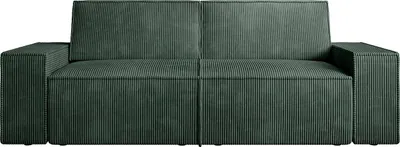 Produktbild von 3-Sitzer-Sofa aus grünem Kord - AMELIA
