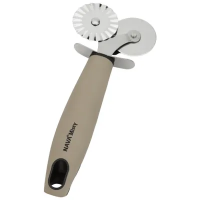 Immagine prodotto di NAVA Ruota per pasta DOPPIO TAGLIO in acciaio MISTY per pasta frittelle ravioli