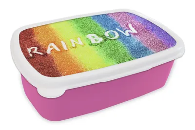 Obrázok produktu pre MuchoWow® Obedník Brotzeit Box na obed 11x17x6cm Dúha Detský obedový box