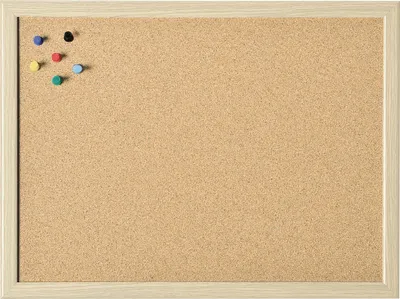 Obrázek produktu pro magnetoplan 121924 Korková tabule s dřevěným rámem (š)1 000 x (v)600 mm