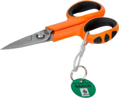 Produktbild von Bahco Strapazierfähige Elektrikerschere mit Drahtschlaufe, 43 mm