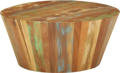 Immagine prodotto di Tavolino The Living Store Ø65x31 cm in legno massiccio antico