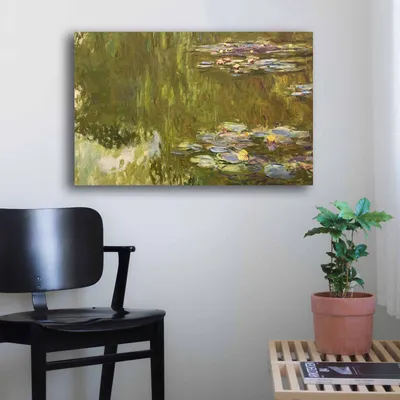 Produktbild von Wallity, 4570MONET033- CLD1133, Bunt, Leinwandbilder, 45 x 70 cm, 100% Leinwand