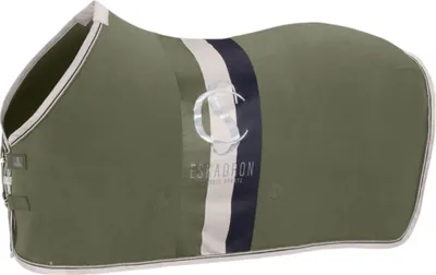 Produktbild von Eskadron Abschwitzdecke Fleece Stripe dusty olive Classic Sports 25 F/S, Größe:XL