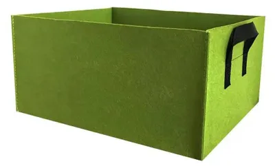 Zdjęcie produktu dla 3 sztuki zielonych worków do sadzenia wykonanych z materiału beztkanego