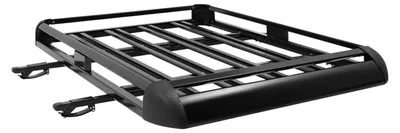 Image de Barres de toit pour voiture - Coffre de toit - 140 cm de longueur - Aluminium - Capacité de charge de 150 kg - Montage universel - Noir
