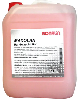 Immagine prodotto di Sapone liquido Bonalin Madolan 50.0038.010 10 litri rosa