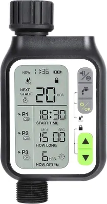Productafbeelding van Famanu irrigatiemanagementsysteem met 3 irrigatieprogramma's en regensensor - Automatisch