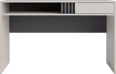 Produktbild von Schreibtisch – Bürotisch – Büroschreibtisch – ALLMO System 9 – 120 cm – Kaschmir – Funktionaler Arbeitsplatz