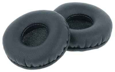 Produktbild von vhbw 2x Ohrpolster kompatibel mit AKG K27p, K27i, K403, K402, K412p, K404, K416p, K414p, K24p, ES5, K420, K26p Kopfhörer Headset, Polyurethan Schwarz