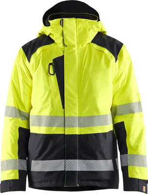 Produktbild von Blakläder High Vis Winterjacke 4455, Farbe:High Vis Gelb/Schwarz, Größe:4XL